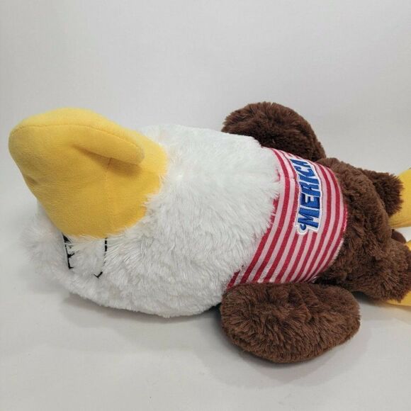 Patriotic Eagle 'Merica Stars and Stripes 18" Plush Bird Toy - Picture 9 of 10